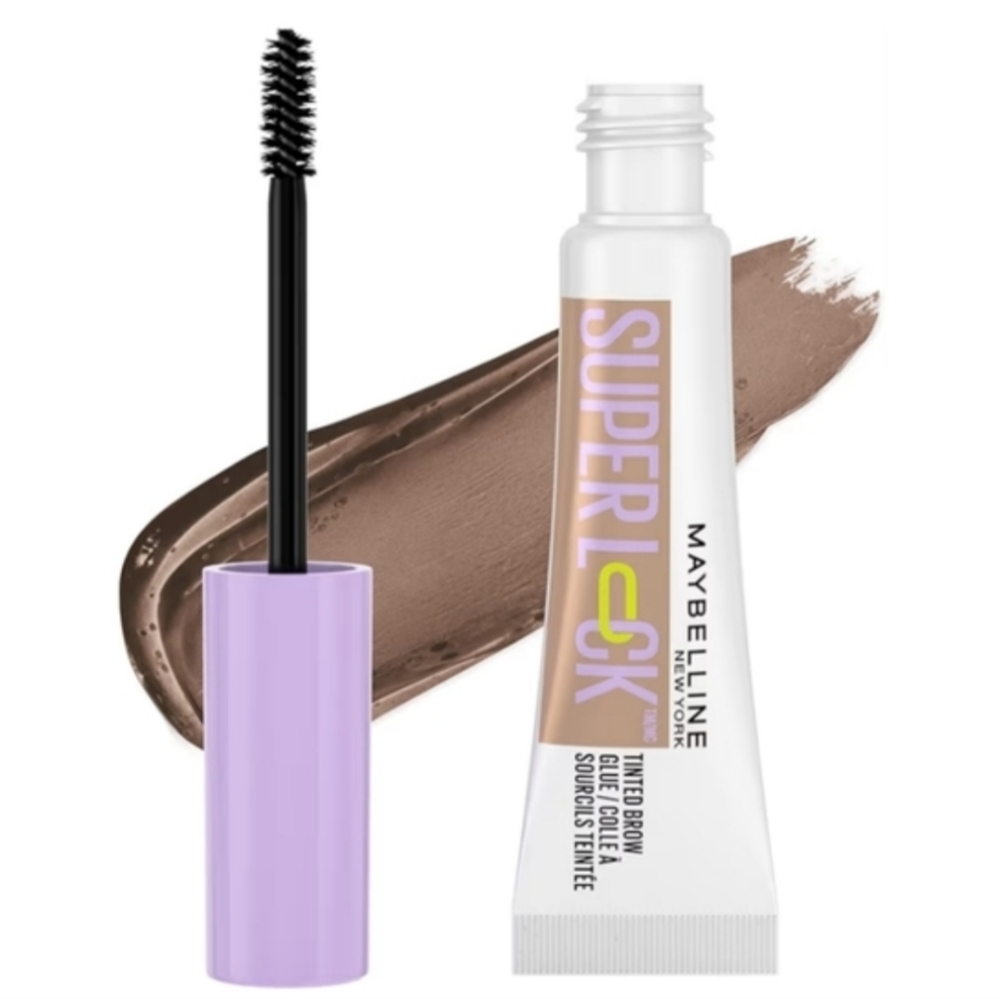 4 x Maybelline SuperLock Tinted Brow Glue, 253 Taupe